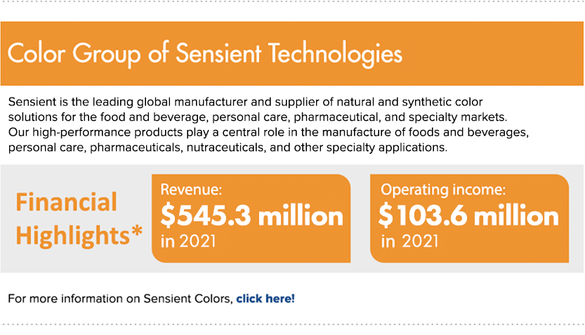 Colors Group of Sensient Technologiest